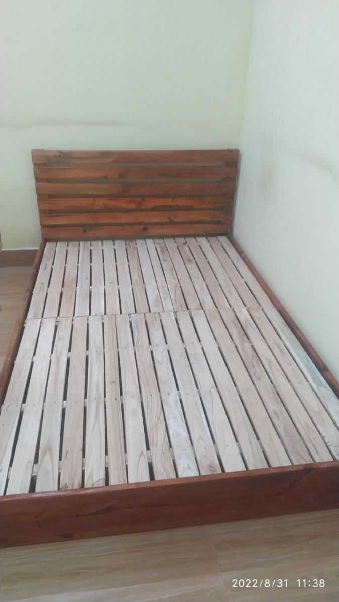 Giuờng Gỗ Thông 1m2*1m9