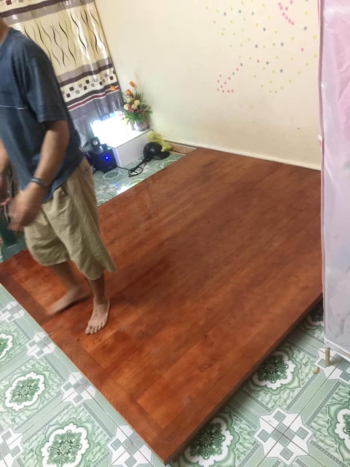 Giuờng Sập Phản Gỗ Quế Hải Phòng ( 1m6* 2m )