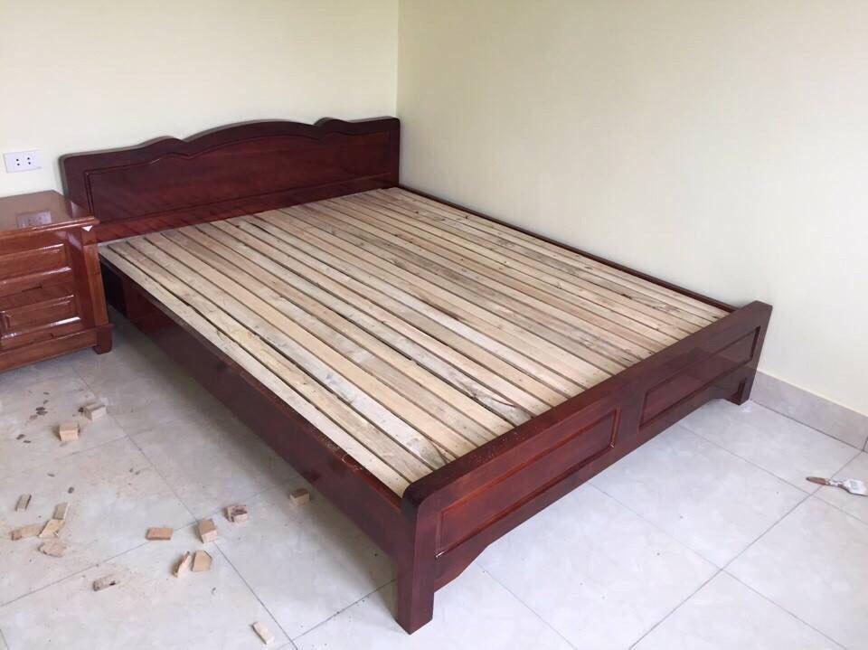 Giuờng Gỗ Keo 1m*1m9 Hải Phòng.