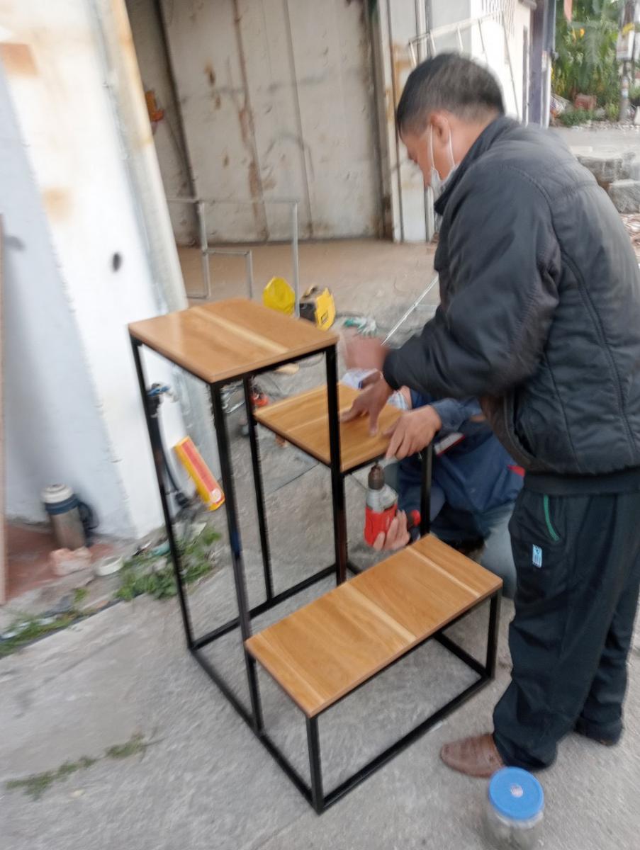 Ghế Thắp Hương 3 Tầng Gỗ Ép Công Nghiệp Hải Phòng.
