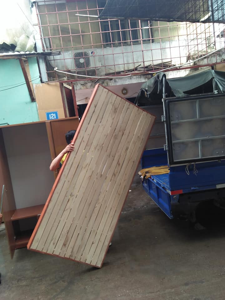 Giuờng Sập Dát Gỗ Quế 1M2*1M9 Hải Phòng 