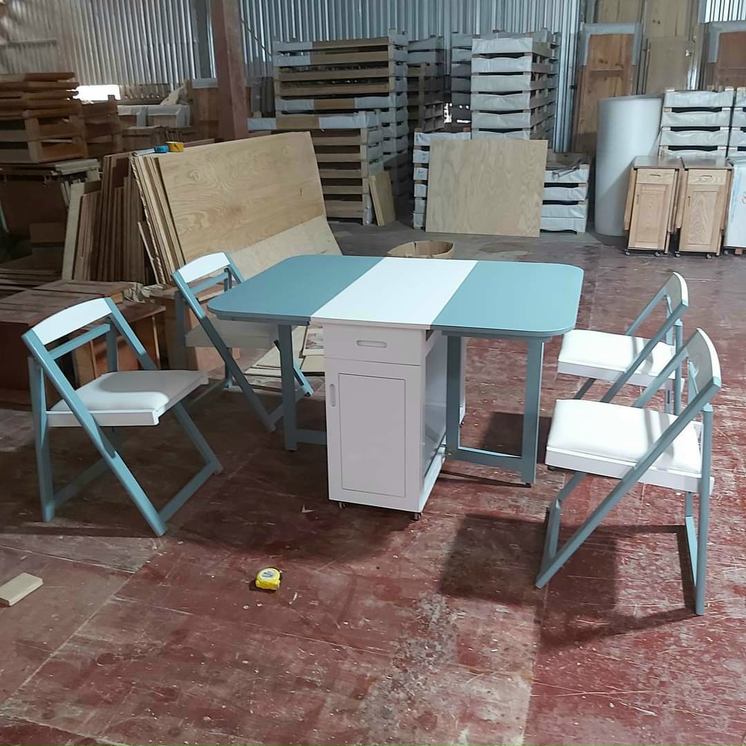 Bộ Bàn Thông Minh Gỗ Ép Công Nghiệp 4 Ghế Hải Phòng