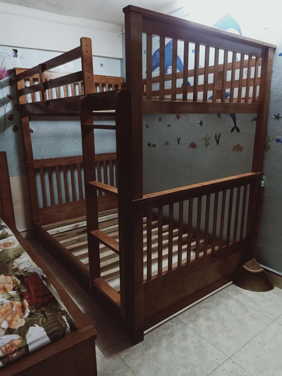 Giuờng Tầng  Gỗ Sồi 1m2*1m9 -Hải Phòng.