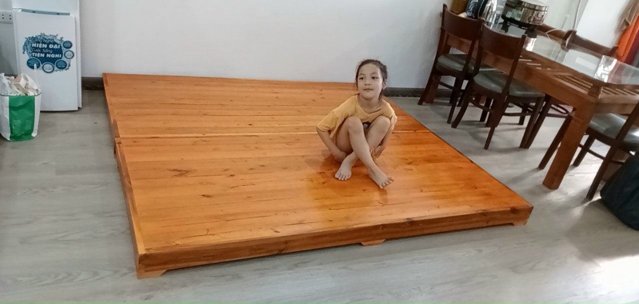 Giuờng Sập Phản Gỗ Quế Hải Phòng ( 1m8* 2m)