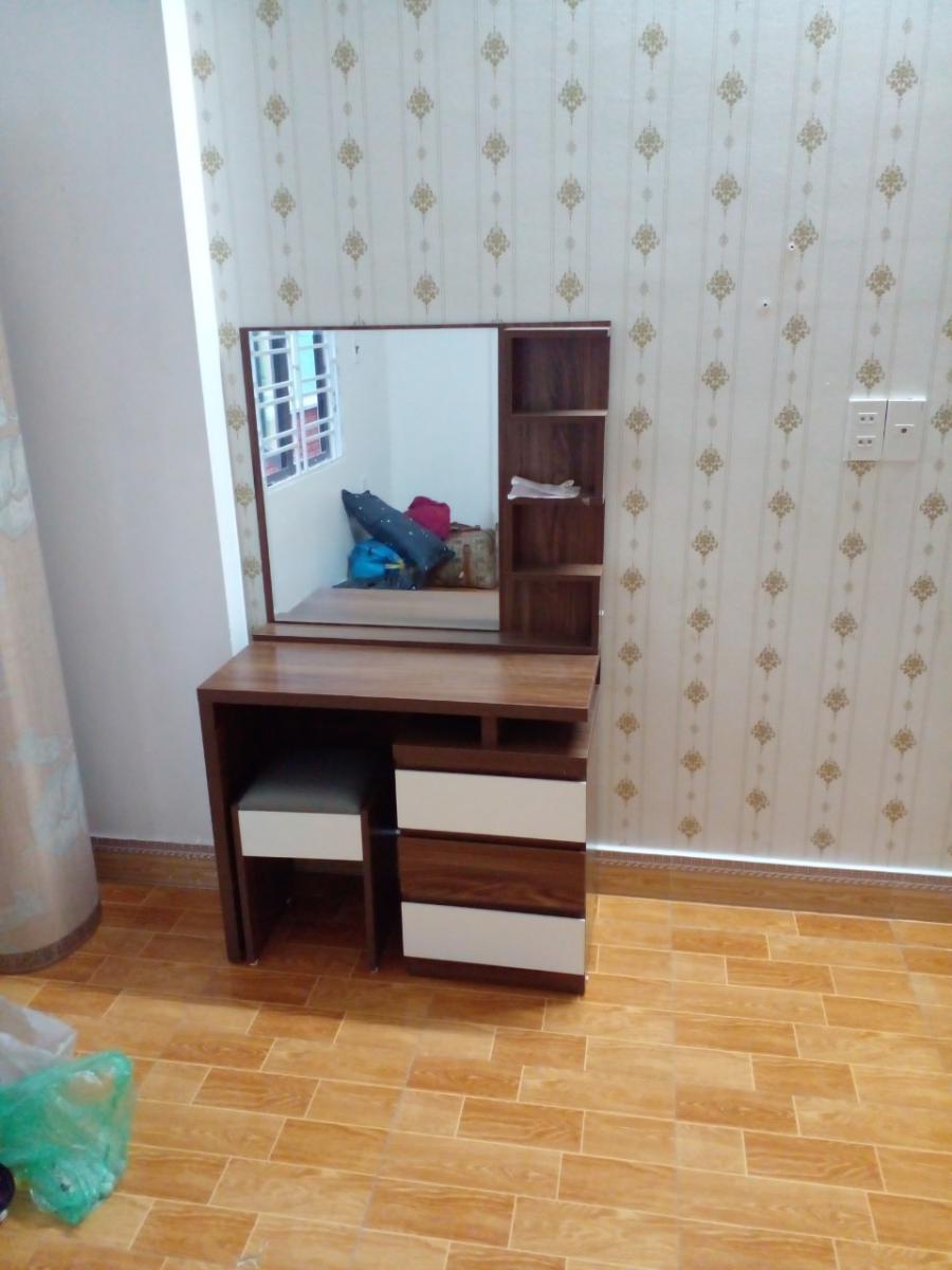 Bàn Phấn Gỗ Công Nghiệp Gương Vuông Mẫu Mới Hải Phòng
