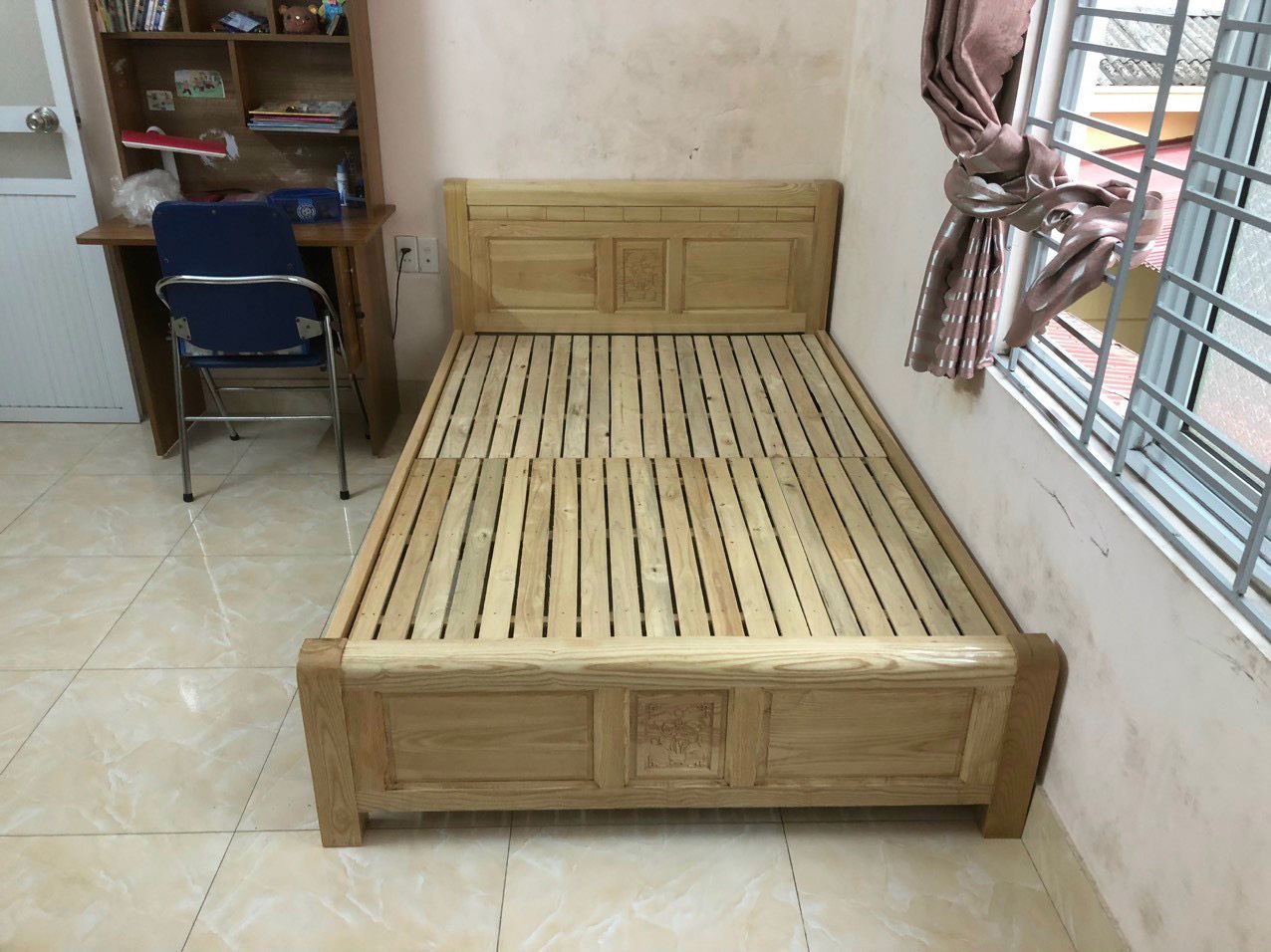 Giuờng Gỗ Sồi Nga ( 1m2  * 1m9 )