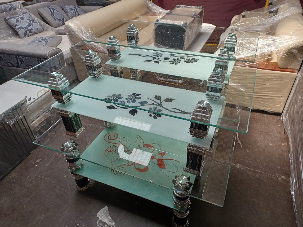 Bàn Kính Sofa Mới Mẫu 01 Hải Phòng.