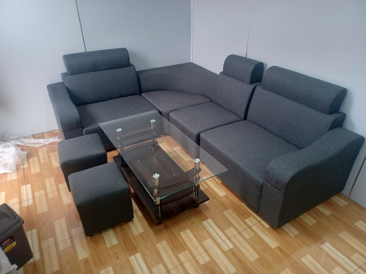 Bộ Sofa Góc Bọc Nỉ 1m6*2m1 Hải Phòng