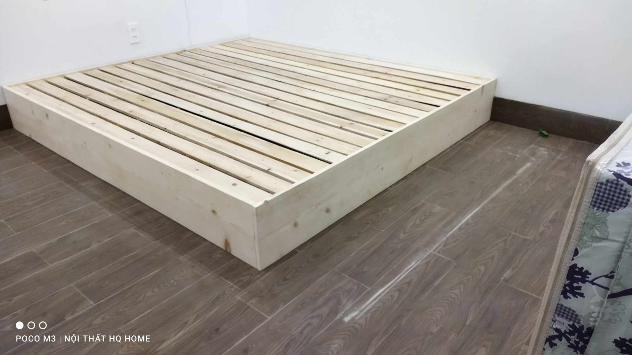 Sập Dát Giường Vai Cao 1m8*2m Hải Phòng.