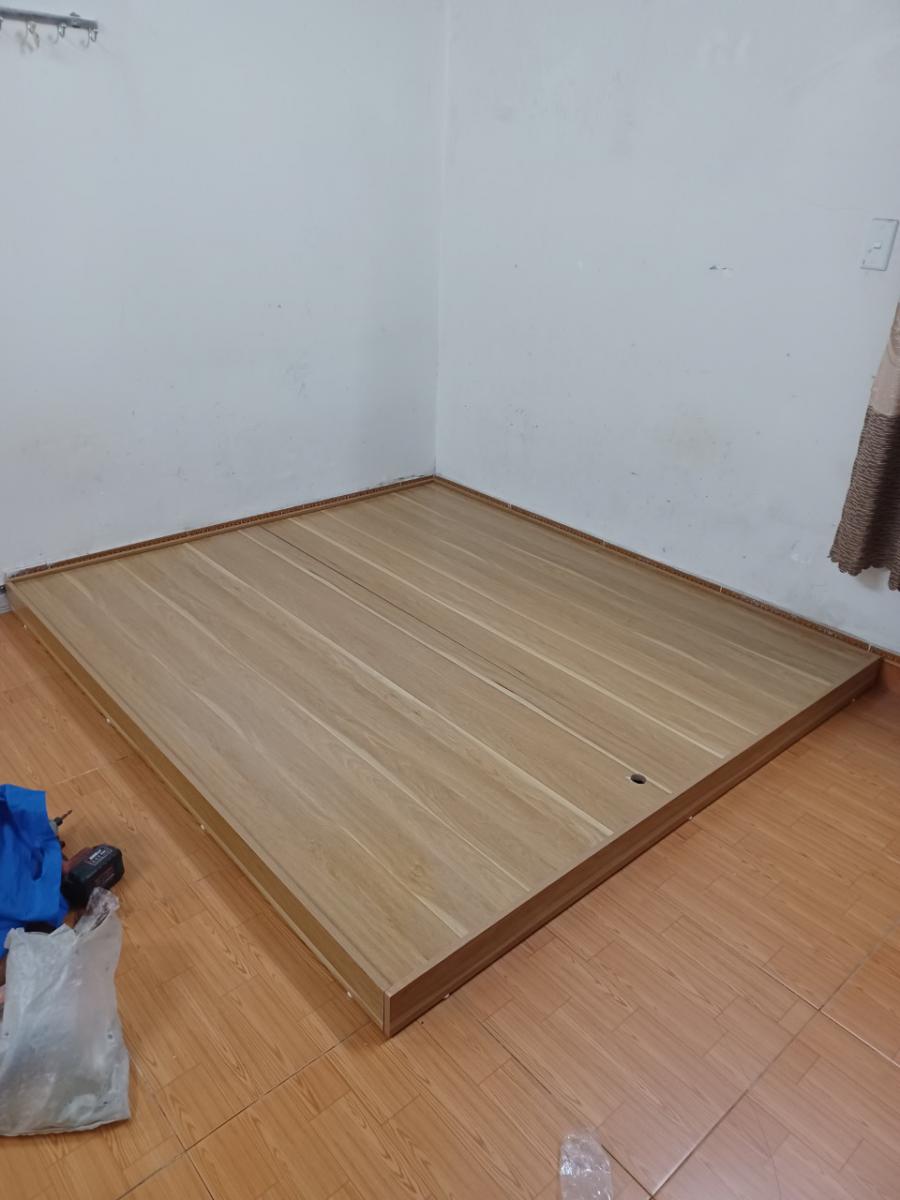Sập Phản Gỗ Ép Công Nghiệp 2M*2M2 Hải Phòng.