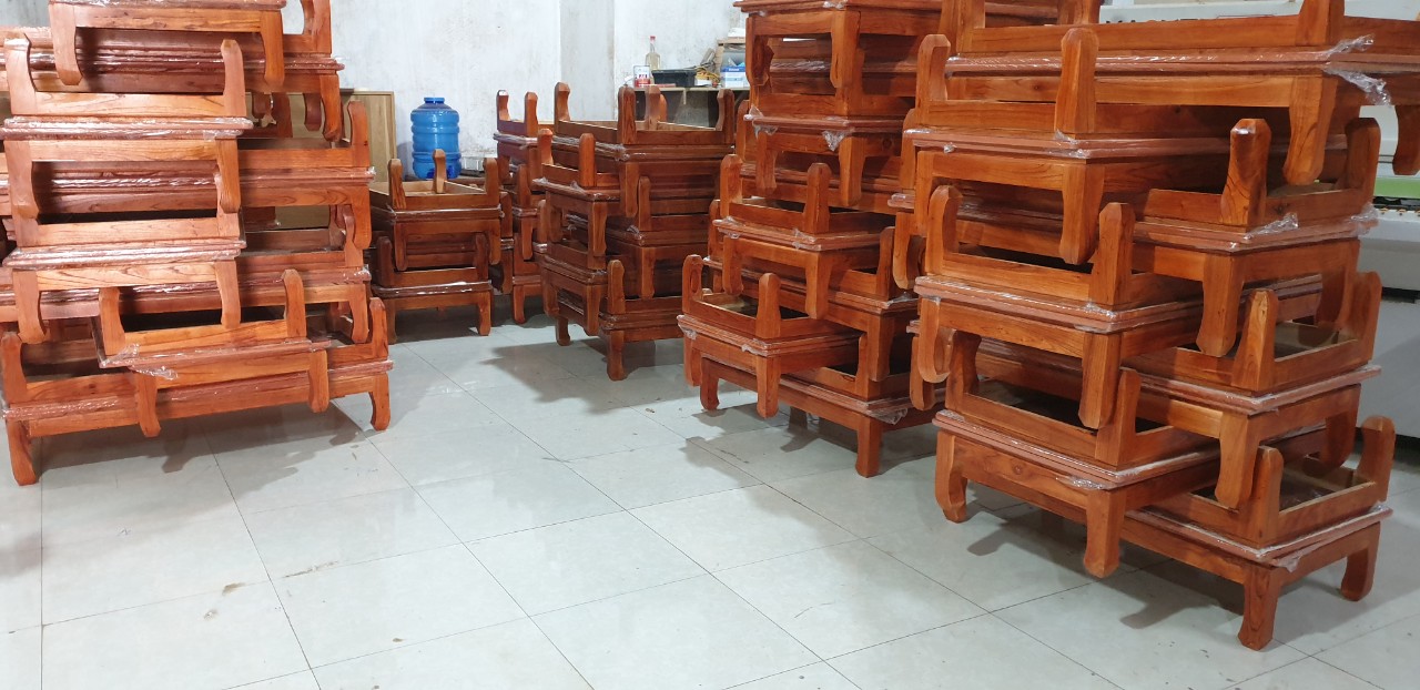 Bàn Ăn Bệt Osin Gỗ Xoan Ngang 1m2 Hải Phòng.