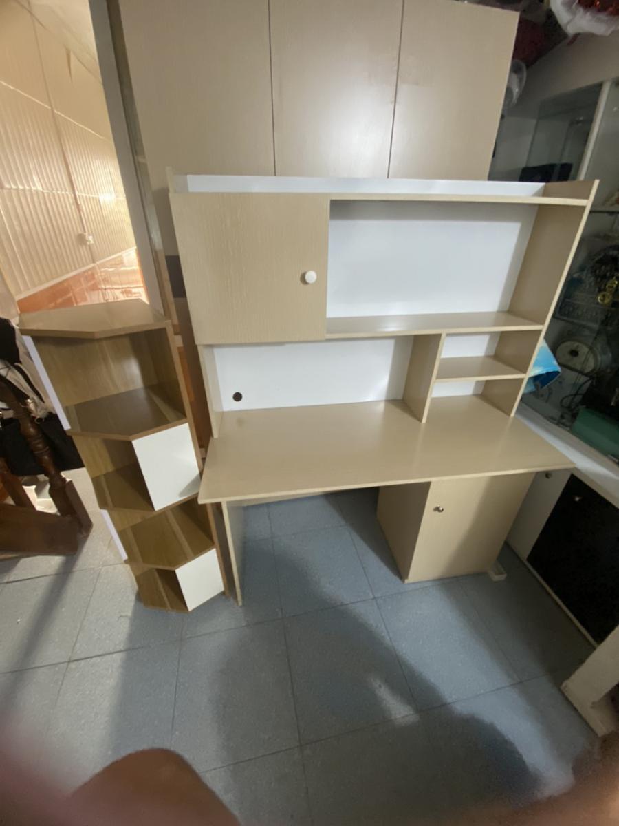 Bàn Học Sinh Gỗ Công Nghiệp Ngang 1M Có Cánh Hải Phòng.