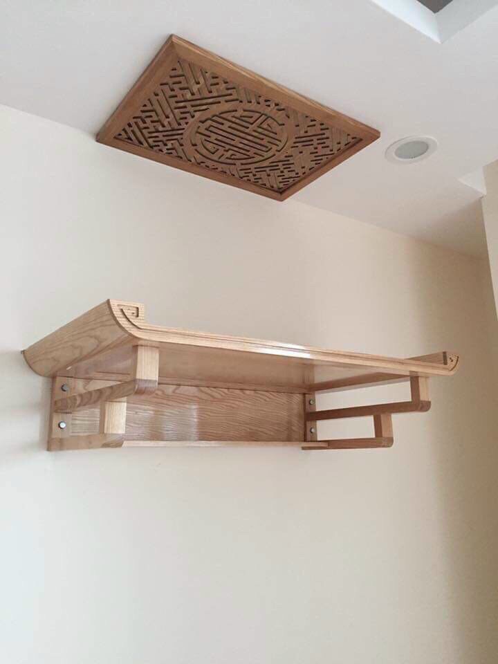 Bàn Thờ Treo Tường Ngang 107 cm Hải Phòng.